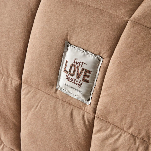 Motto Cotton Comfort Set beige, 155X220 cm