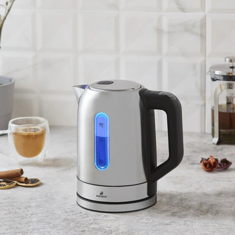Bouilloire Karaca Inox avec température réglable et éclairage Led 2204, 2200W 