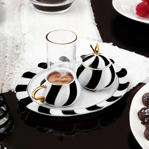 Ensemble de présentation de tasses à café Karaca Mine pour 2 personnes, 90 ml