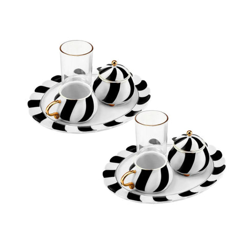Ensemble de présentation de tasses à café Karaca Mine pour 2 personnes, 90 ml