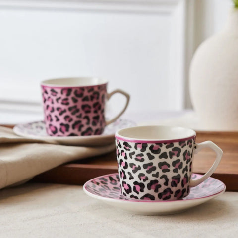 Coffret de tasses à café Karaca Britney pour 2 personnes, 80 ml