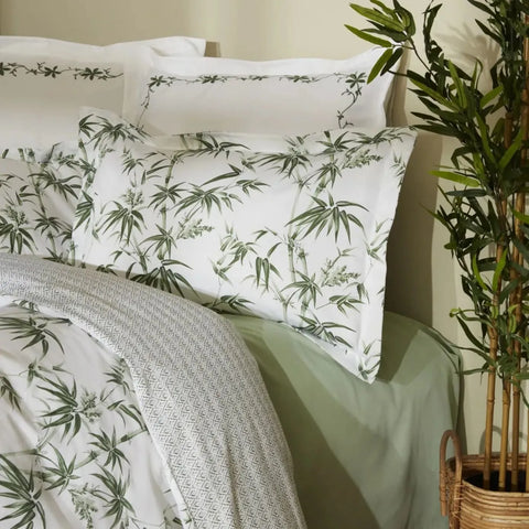 Parure de lit Karaca Home Dogasever Grove Bamboo 100% coton, Double, vert