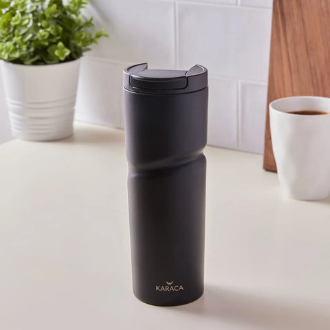 Thermos Karaca Capella, en acier, noir