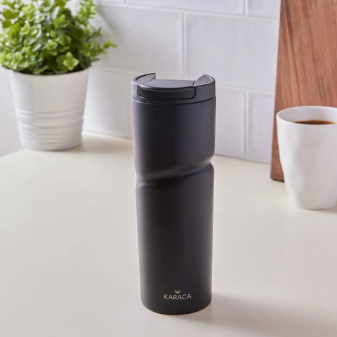 Thermos Karaca Capella, en acier, noir