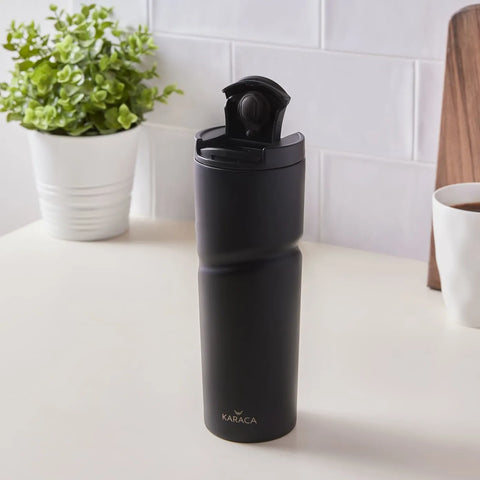 Thermos Karaca Capella, en acier, noir