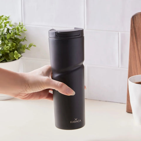 Thermos Karaca Capella, en acier, noir