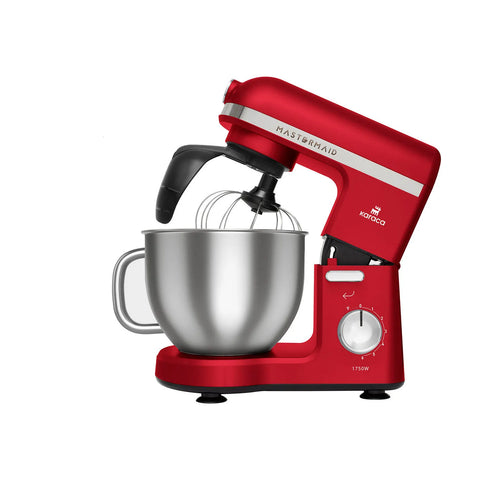 Robot multifonctions Karaca Mastermaid Chef Pro avec 2e bras, 1750 W, Rouge Impérial