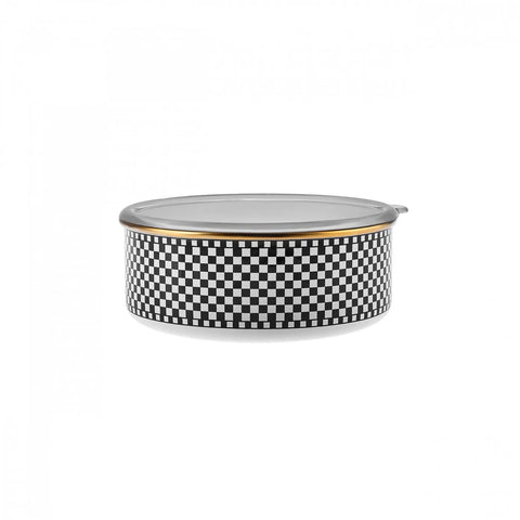 Boîte de rangement Karaca à carreaux Stocker / Chauffer, 3 pièces, émaillées 