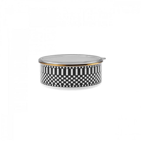 Boîte de rangement Karaca à carreaux Stocker / Chauffer, 3 pièces, émaillées 