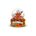 Boule à neige Karaca Halloween Corbeau effrayant, 100mm, céramique