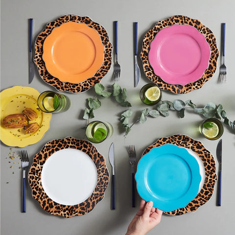 Service de table en porcelaine Karaca Mix Leo 12 pièces pour 6 personnes