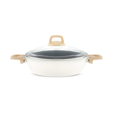 Faitout Karaca X Refika Birgül Swiss Crystal, 26 cm, crème