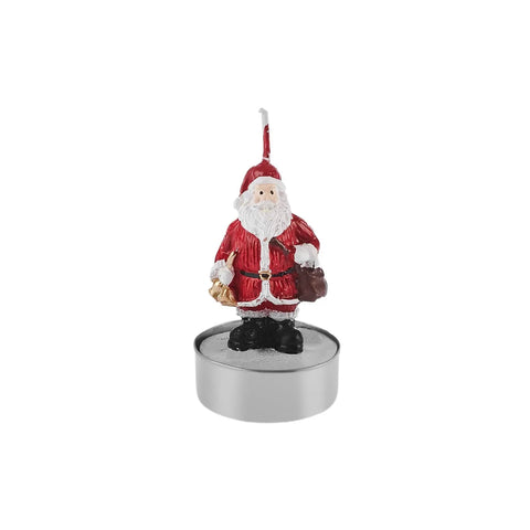 Bougie à réchaud Karaca Noël Père Santa, 3 pièces, 18,5X6,7 cm