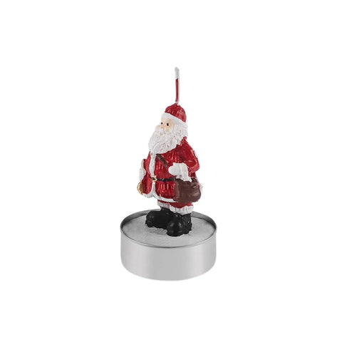 Bougie à réchaud Karaca Noël Père Santa, 3 pièces, 18,5X6,7 cm
