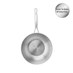 Wok Karaca 3 Ply Power en acier avec fond en nid d’abeille, 2,8 L