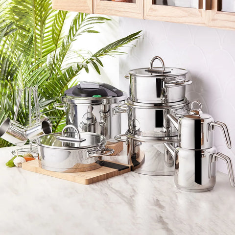 Cadeau de mariage – Batterie de cuisine Karaca Platinum
