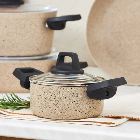  Karaca Biogranit Vincent Batterie de Cuisine, 12 Pièces