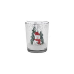 Bougie en verre Karaca Noël Petite figurine, 5,5X6,5 cm