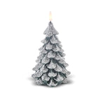 Karaca Home New Year Bougie LED Carlin, 8cmx14cm, Vert Blanc