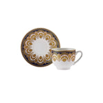 Coffret de tasses à café Karaca Zen pour 6 personnes, 90 ml, bleu