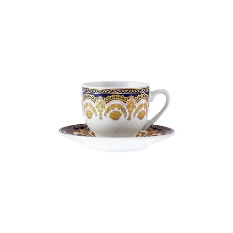 Coffret de tasses à café Karaca Zen pour 6 personnes, 90 ml, bleu 