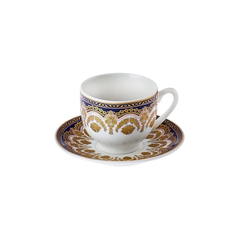 Coffret de tasses à café Karaca Zen pour 6 personnes, 90 ml, bleu 