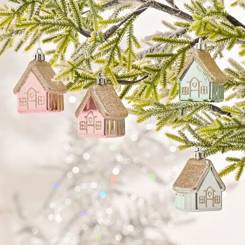 Set d'ornements de sapin Karaca Home Noël, 4 pièces 
