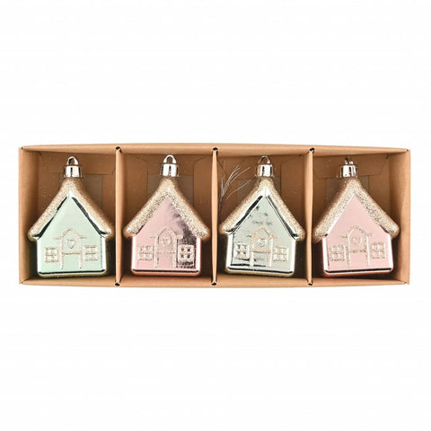 Set d'ornements de sapin Karaca Home Noël, 4 pièces 