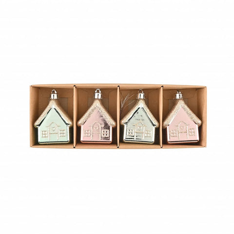 Set d'ornements de sapin Karaca Home Noël, 4 pièces 
