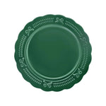 Karaca New Year Assiette à Dessert Porcelaine, 21 cm, Vert