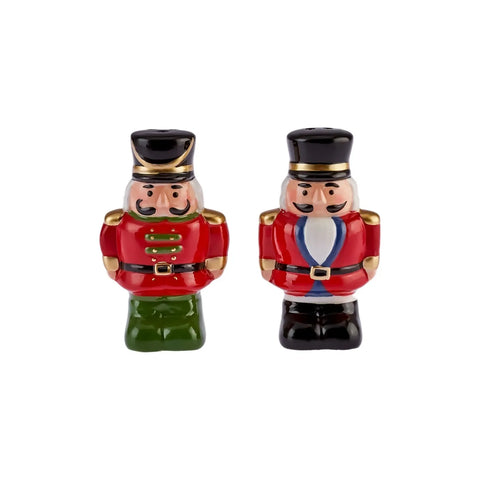 Salière et poivrière Karaca Noël Casse-Noisette, 10 cm