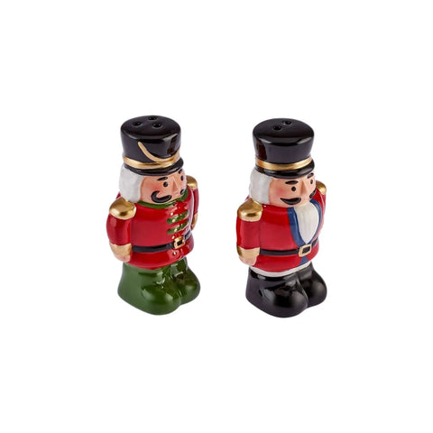 Salière et poivrière Karaca Noël Casse-Noisette, 10 cm