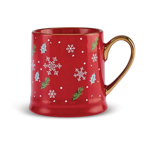 Mug Karaca Noël Ligne d'or 355 ml, porcelaine​