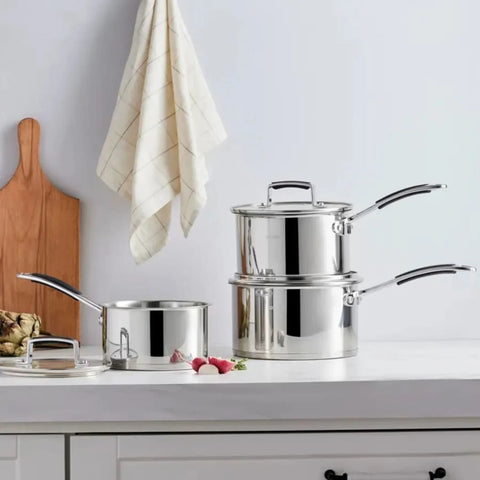 Batterie de cuisine Karaca Pekka avec la base d’induction acier inoxydable, 6 pièces, anthracite