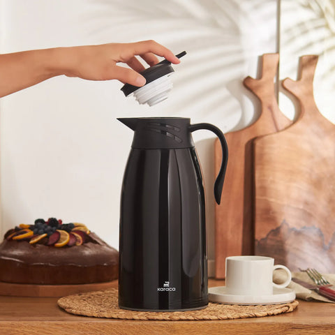 Thermos Karaca Bella étanche, noir, 1,7 litre 