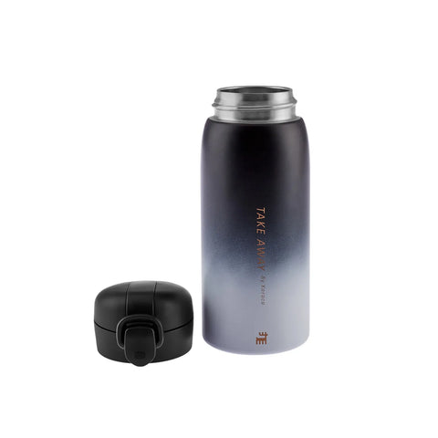 Thermos Karaca Skyfall étanche, acier, 350 ml, noir