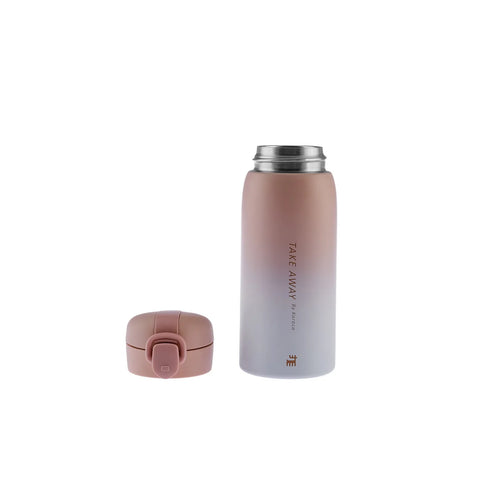 Thermos Karaca Skyfall étanche, acier, 350 ml, rose