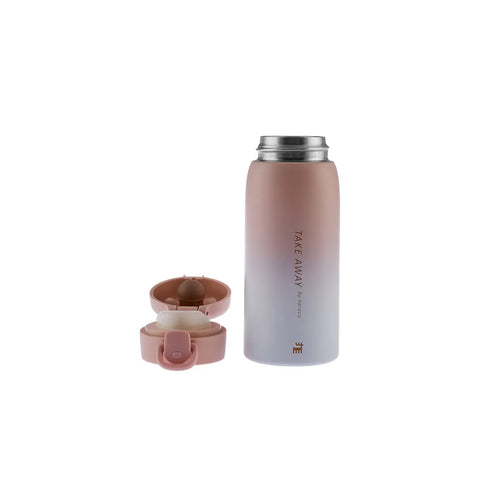 Thermos Karaca Skyfall étanche, acier, 350 ml, rose