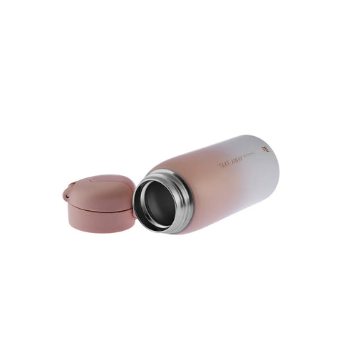 Thermos Karaca Skyfall étanche, acier, 350 ml, rose
