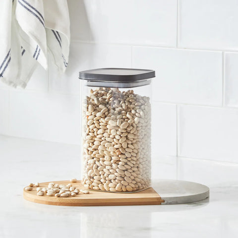 Boîte de rangement Karaca Bloom verre, 1400 ml
