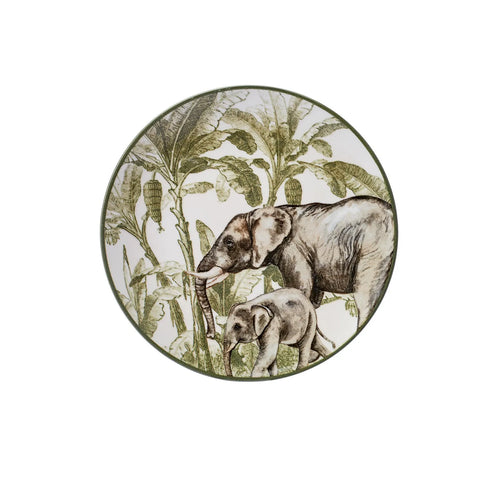Assiettes à dessert Karaca Jungle 6 pièces, 22 cm