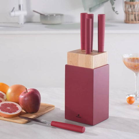 Ensemble de couteaux Karaca Viego 6 pièces, rouge