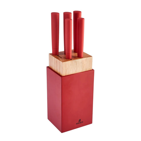 Ensemble de couteaux Karaca Viego 6 pièces, rouge