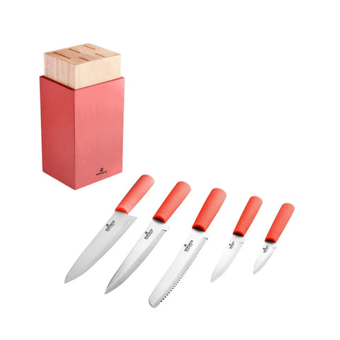 Ensemble de couteaux Karaca Viego 6 pièces, rouge