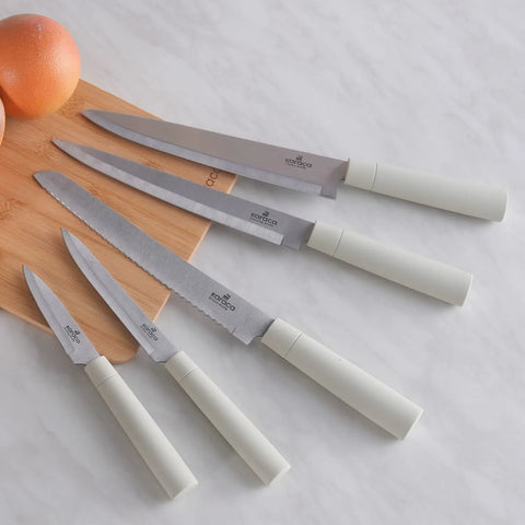 Ensemble de couteaux Karaca Viego 6 pièces, crème