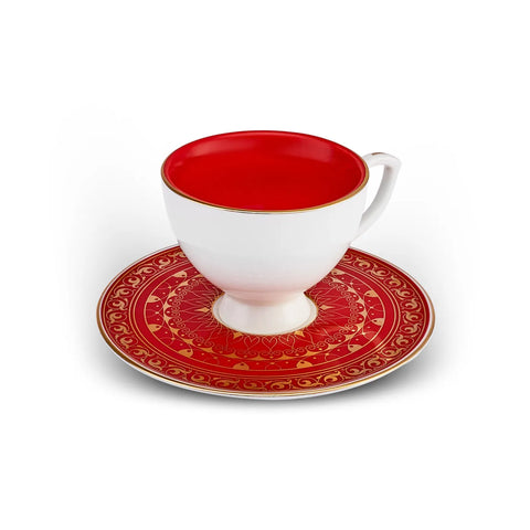 Coffret de tasses à café Karaca Siècle Républicain Egemen pour 2 personnes, 80 ml