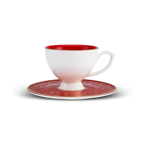 Coffret de tasses à café Karaca Siècle Républicain Egemen pour 2 personnes, 80 ml