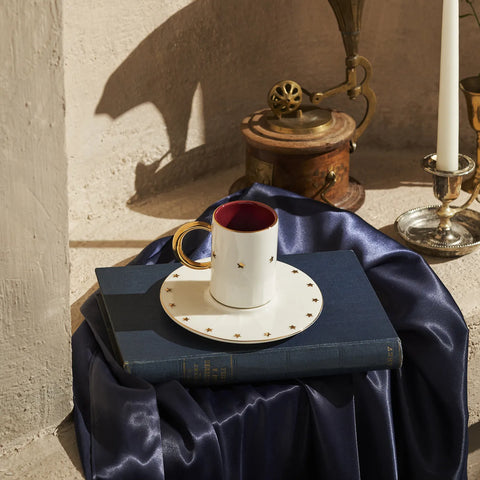 Coffret de tasses à espresso Karaca Siècle Républicain Cumhur pour 2 personnes, 80 ml