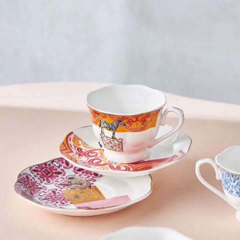 Coffret de tasses à café Karaca Madagascar pour 6 personnes, 80 ml