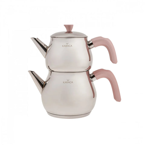 Théière turque et bouilloire Karaca Kayra Rose